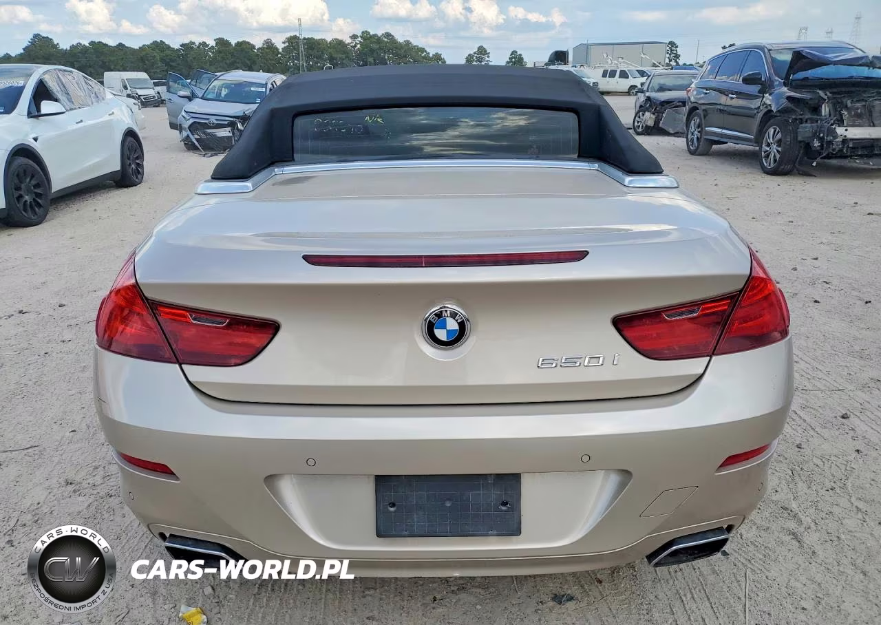 2012 BMW 650 I VIN:WBALZ3C52CDL72249 - 6