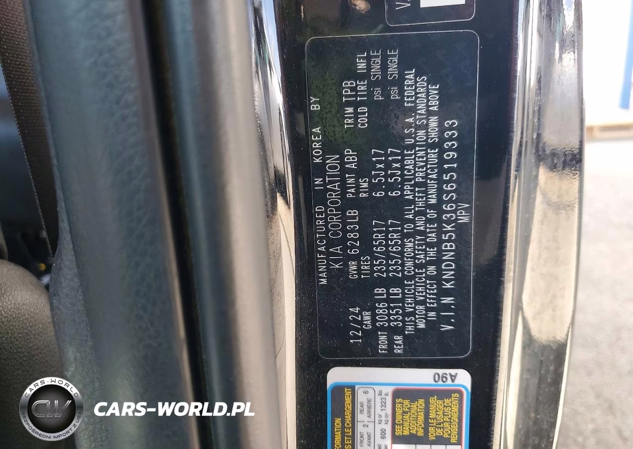 2025 Kia Carnival Lxs VIN:KNDNB5K36S6519333 - 14