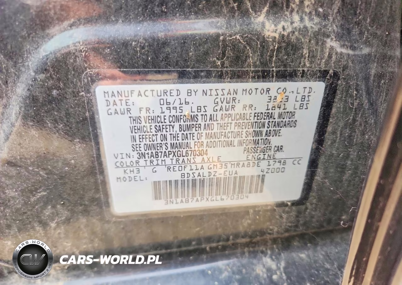 2016 Nissan Sentra Sv VIN:3N1AB7APXGL670304 - 13