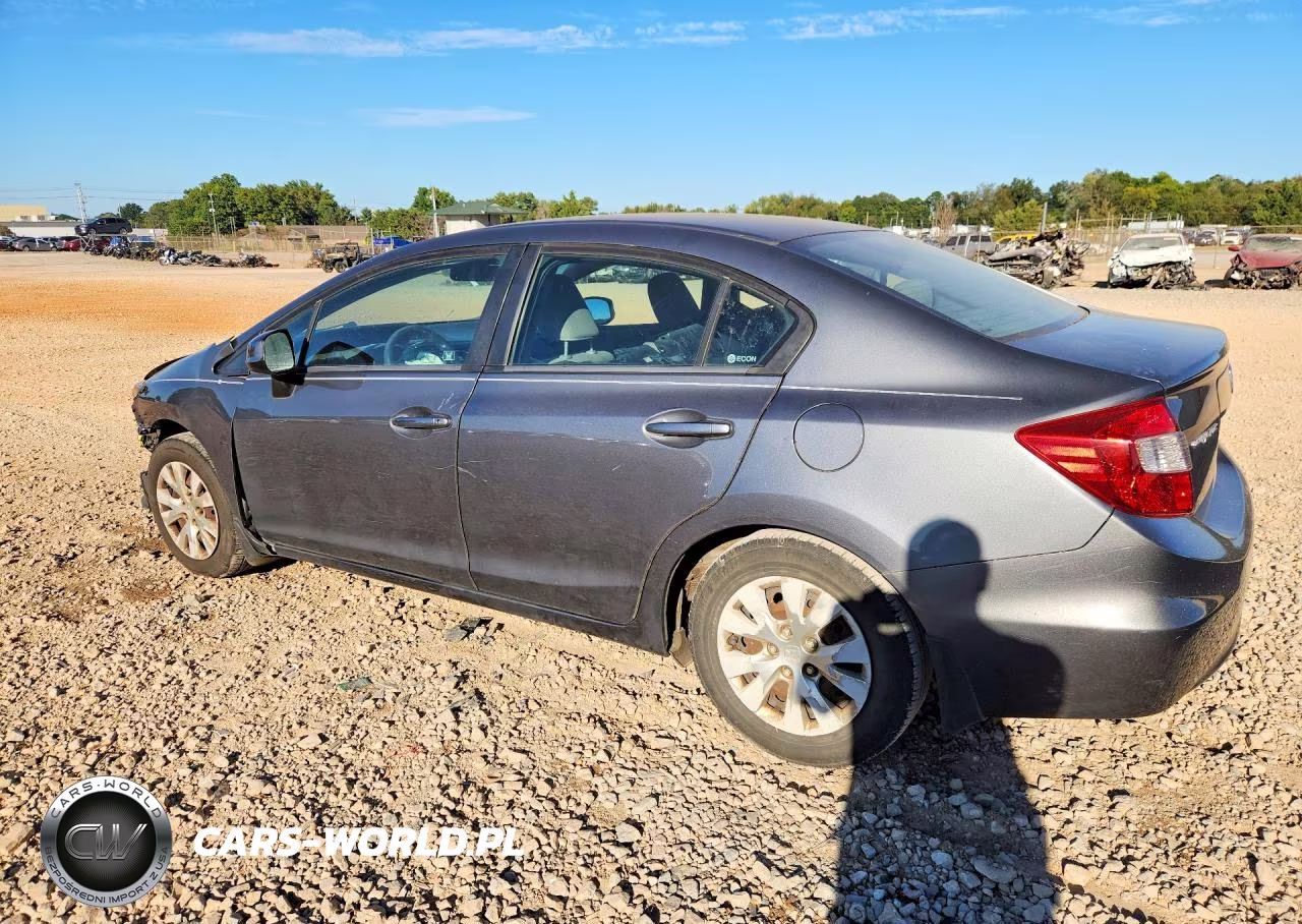 2012 Honda Civic Lx VIN:19XFB2F55CE091765 - 2