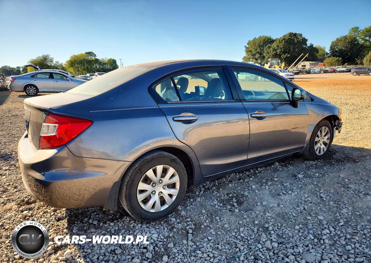 2012 Honda Civic Lx VIN:19XFB2F55CE091765 - 3