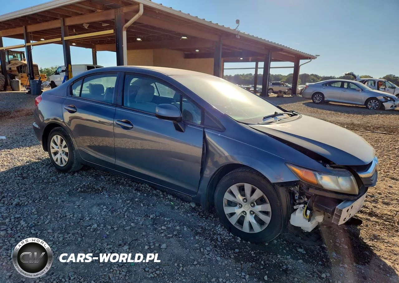 2012 Honda Civic Lx VIN:19XFB2F55CE091765 - 4