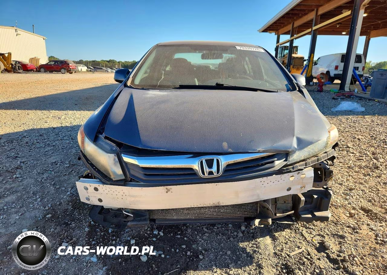2012 Honda Civic Lx VIN:19XFB2F55CE091765 - 5