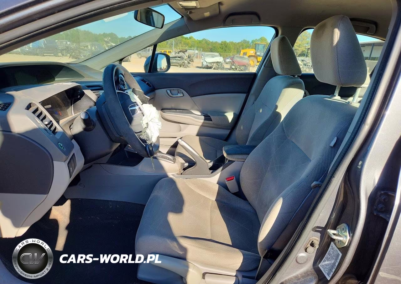 2012 Honda Civic Lx VIN:19XFB2F55CE091765 - 7