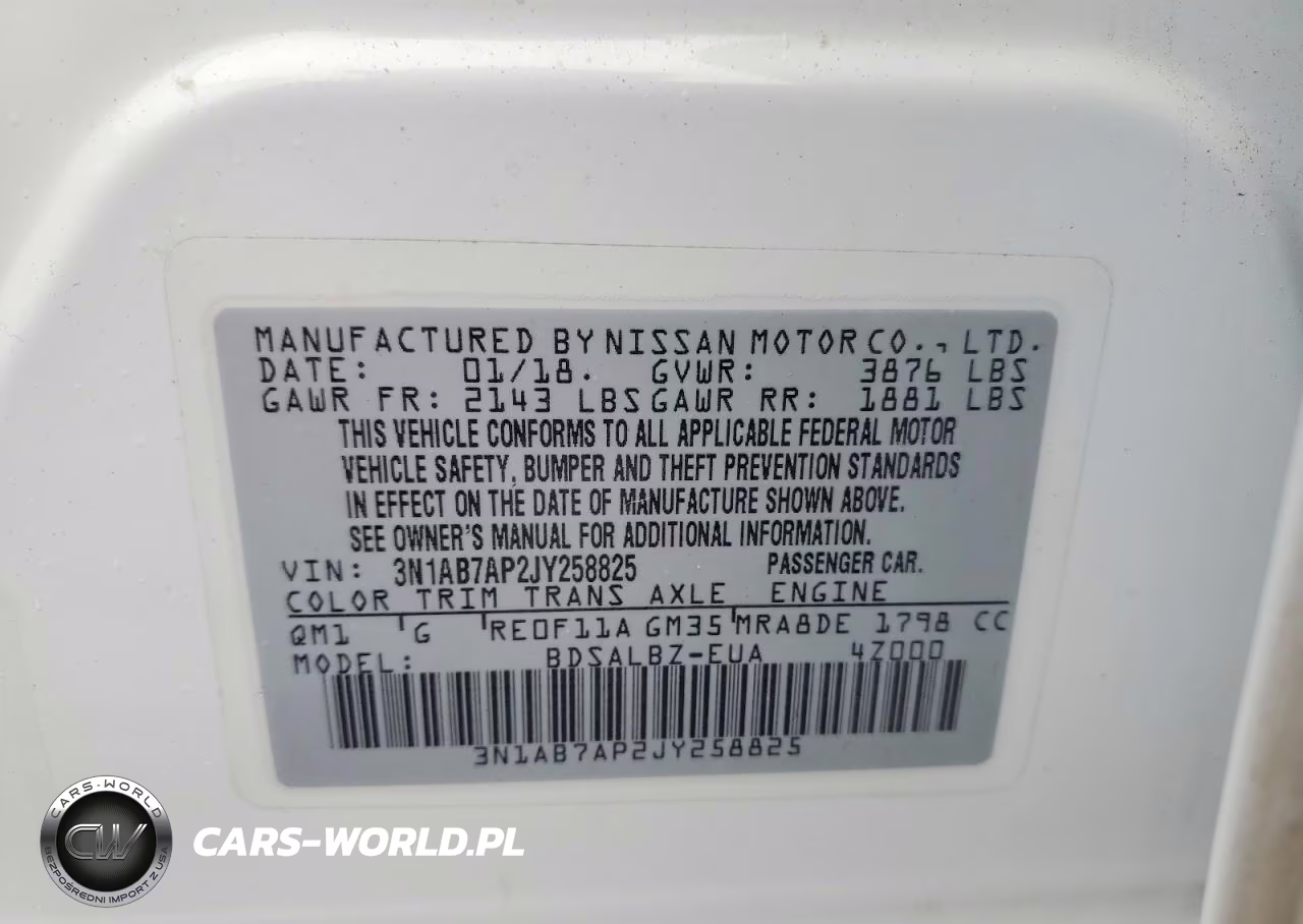 2018 Nissan Sentra S VIN:3N1AB7AP2JY258825 - 12