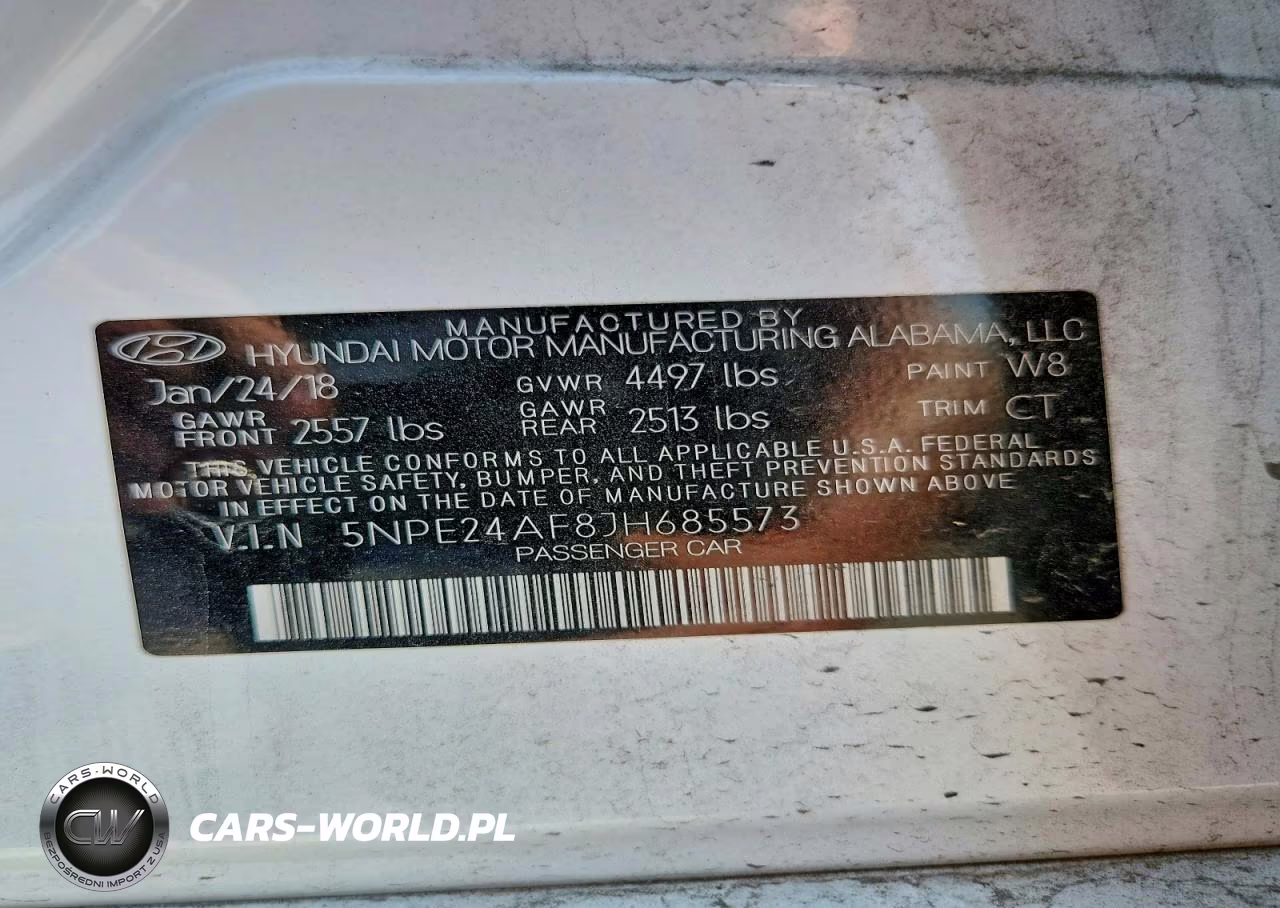2018 Hyundai Sonata Se VIN:5NPE24AF8JH685573 - 12