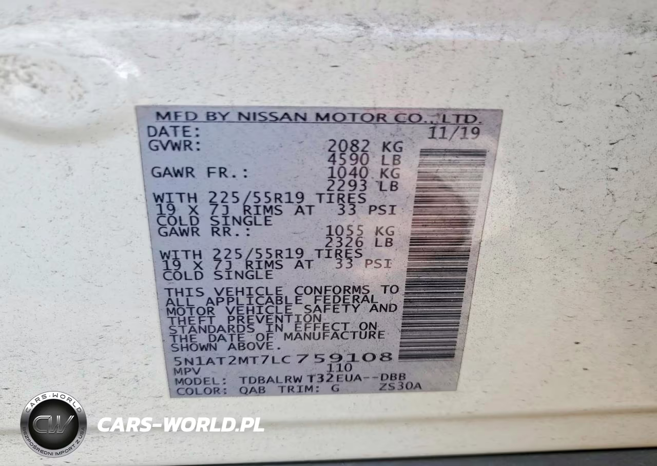 2020 Nissan Rogue Sl VIN:5N1AT2MT7LC759108 - 13