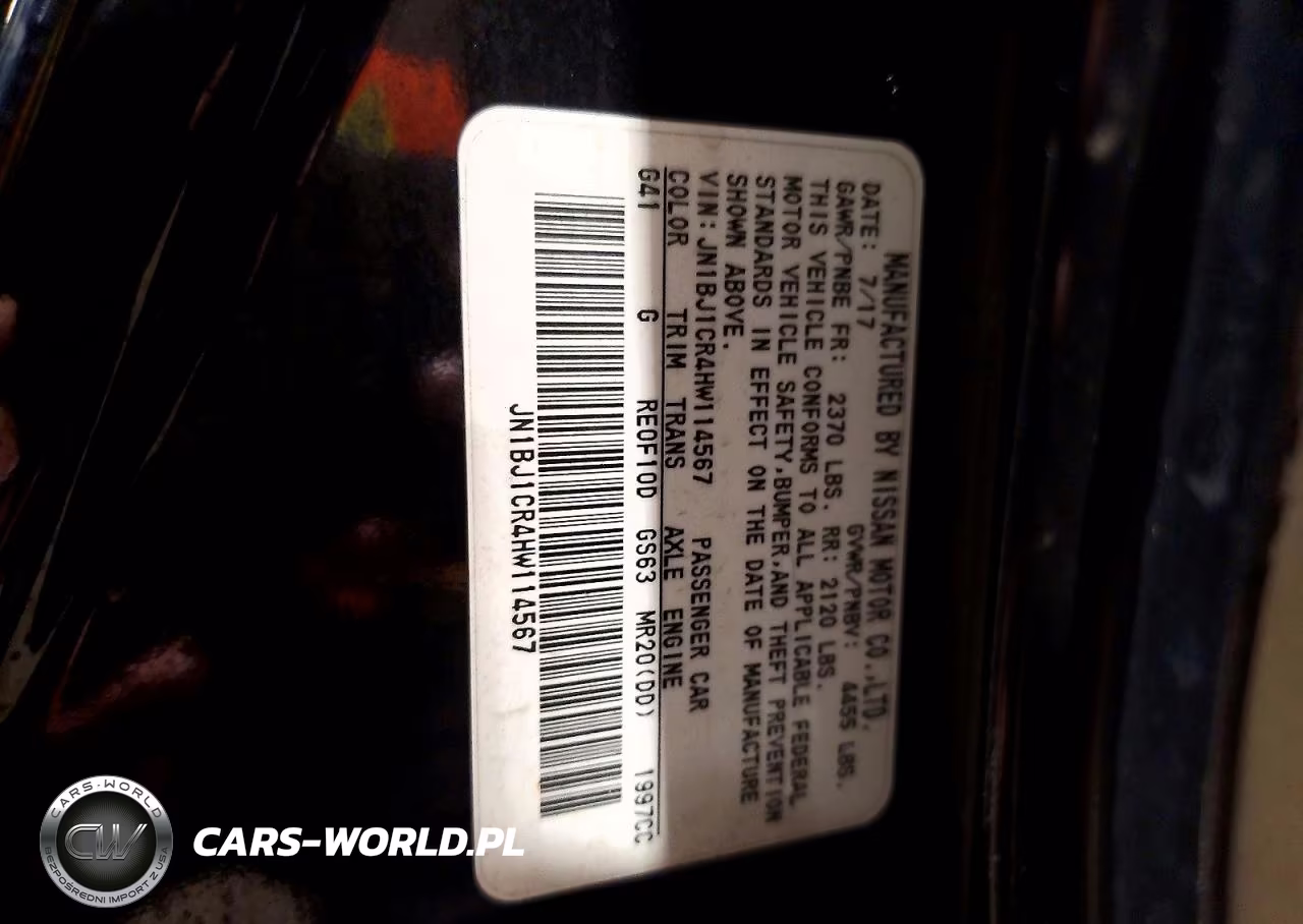 2017 Nissan Rogue Sport Sl VIN:JN1BJ1CR4HW114567 - 14