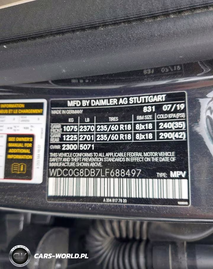 2020 Mercedes-Benz Glc 300 VIN:WDC0G8DB7LF688497 - 13
