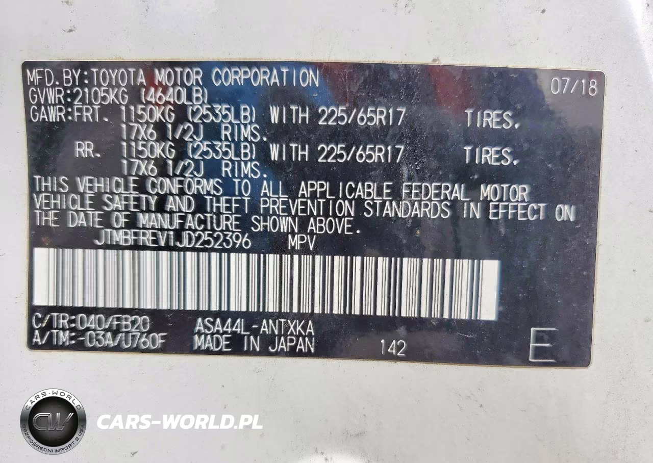 2018 Toyota Rav4 Le VIN:JTMBFREV1JD252396 - 13