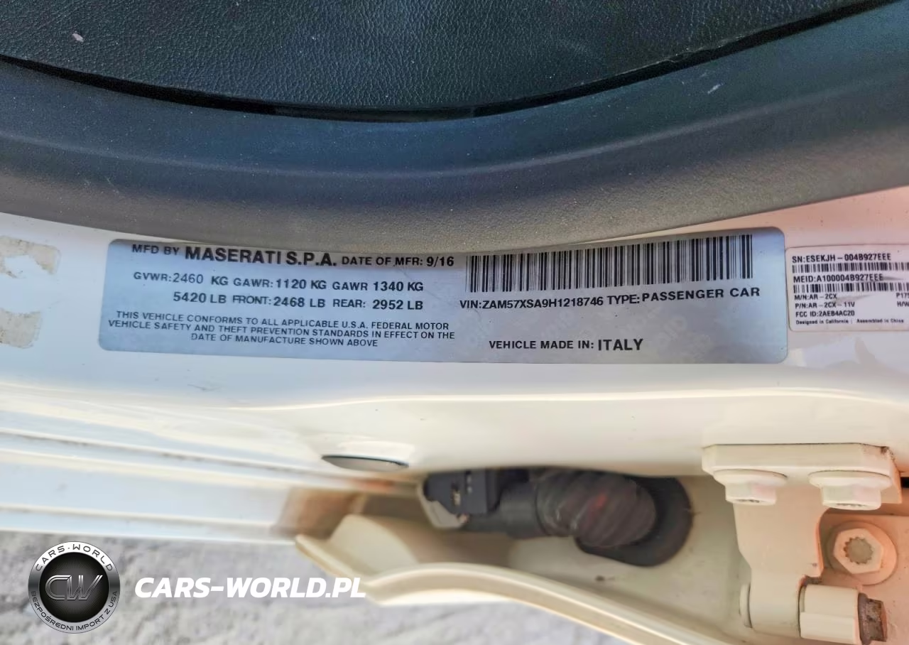 2017 Maserati Ghibli VIN:ZAM57XSA9H1218746 - 12