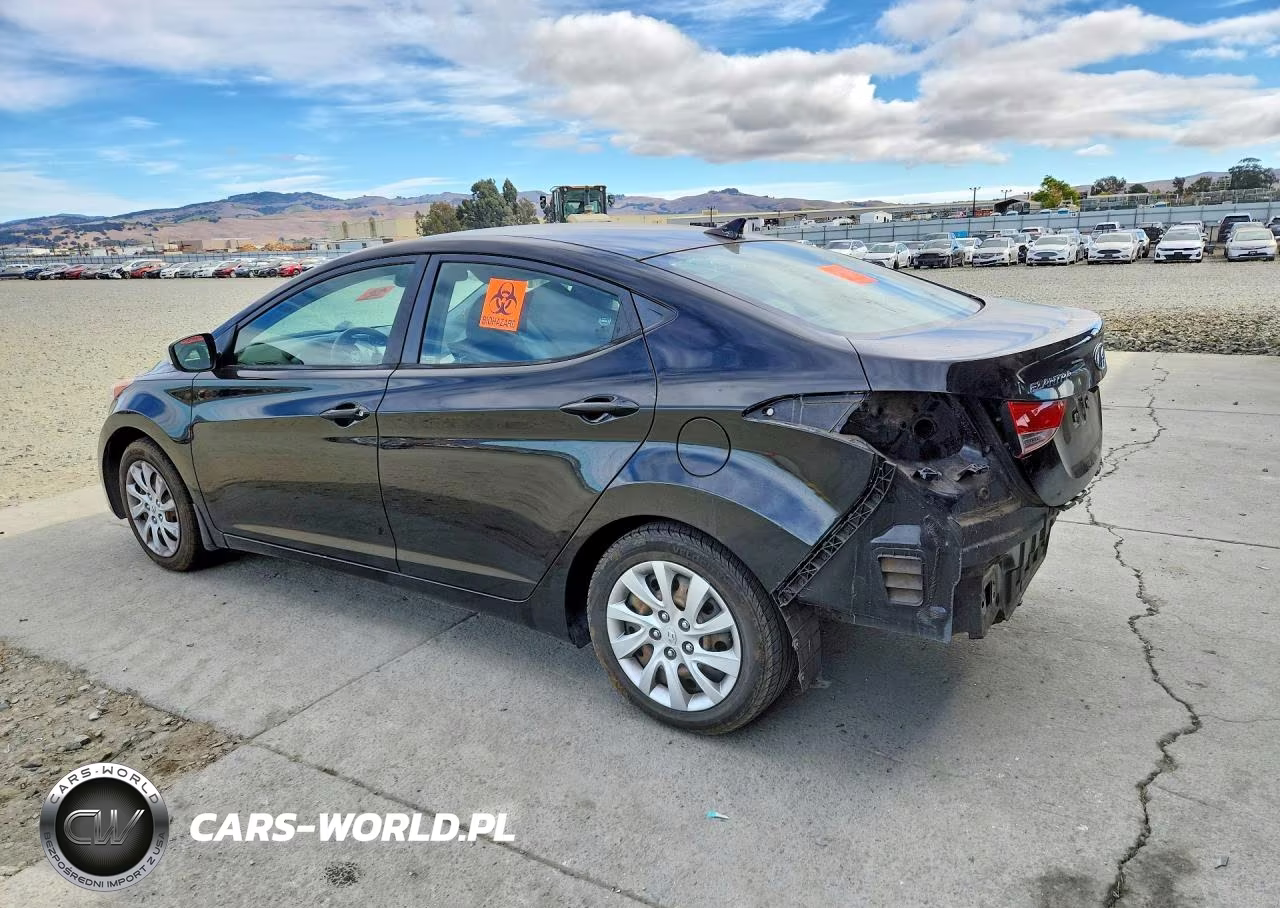 2013 Hyundai Elantra Gls VIN:KMHDH4AE4DU523852 - 2