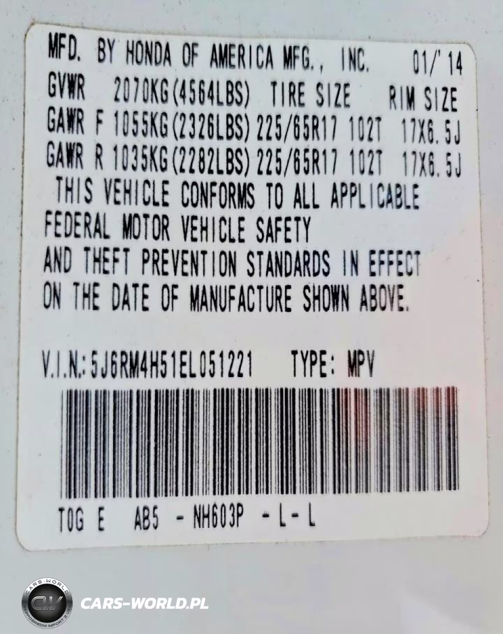 2014 Honda Cr-V Ex VIN:5J6RM4H51EL051221 - 13