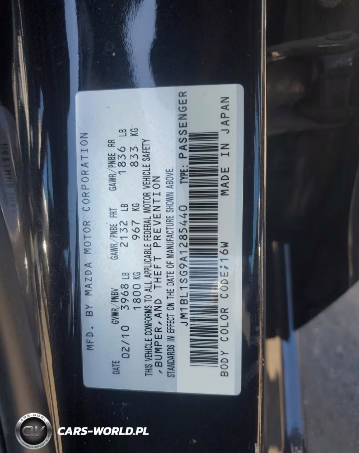 2010 Mazda 3 I VIN:JM1BL1SG9A1285440 - 12