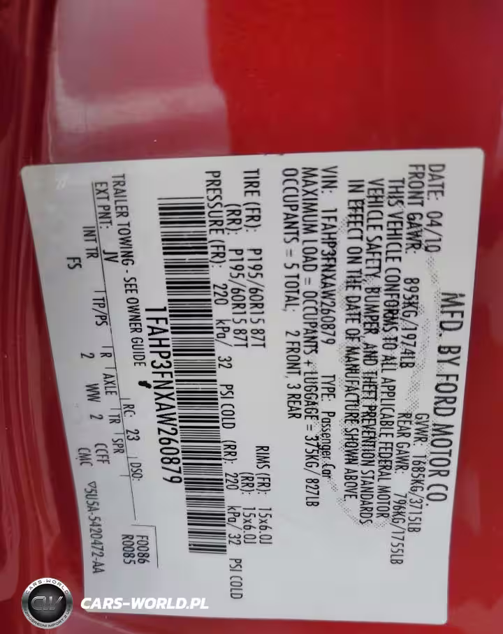 2010 Ford Focus Se VIN:1FAHP3FNXAW260879 - 13
