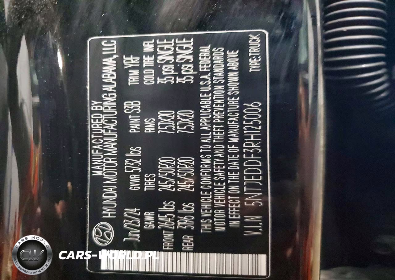 2024 Hyundai Santa Cruz Limited VIN:5NTJEDDF3RH125006 - 12