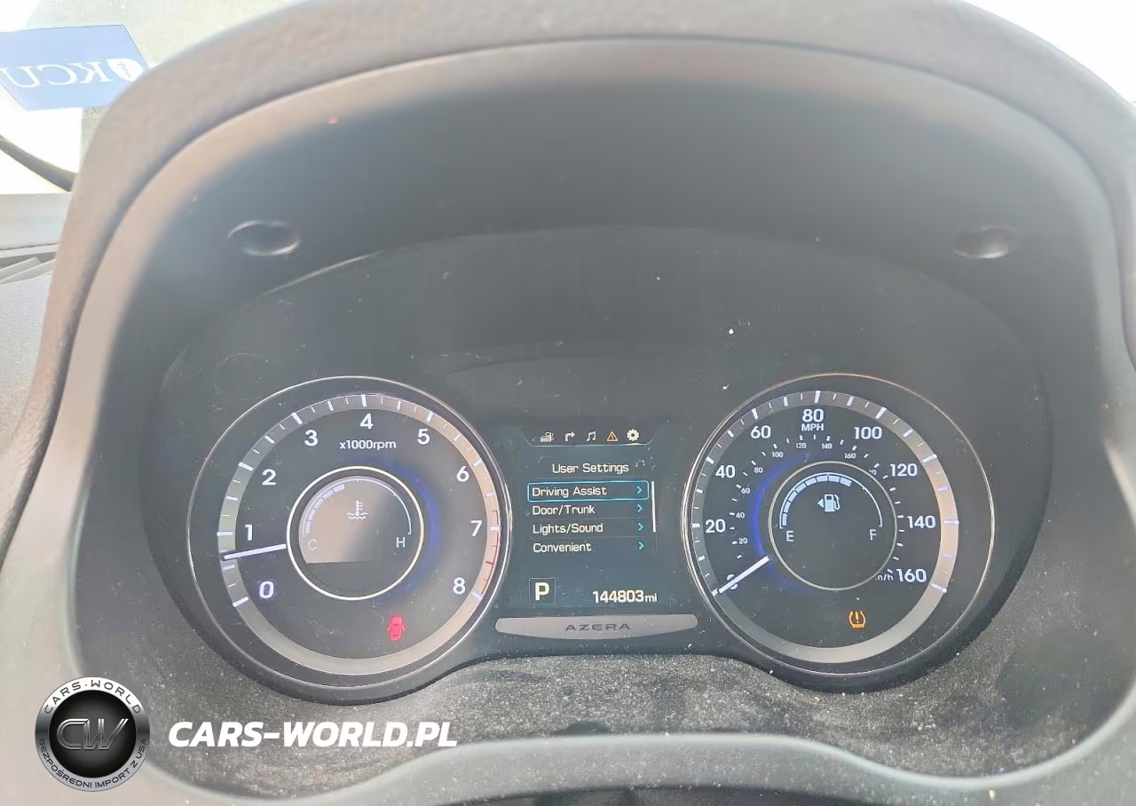 2016 Hyundai Azera Base VIN:KMHFG4JG4GA515849 - 9