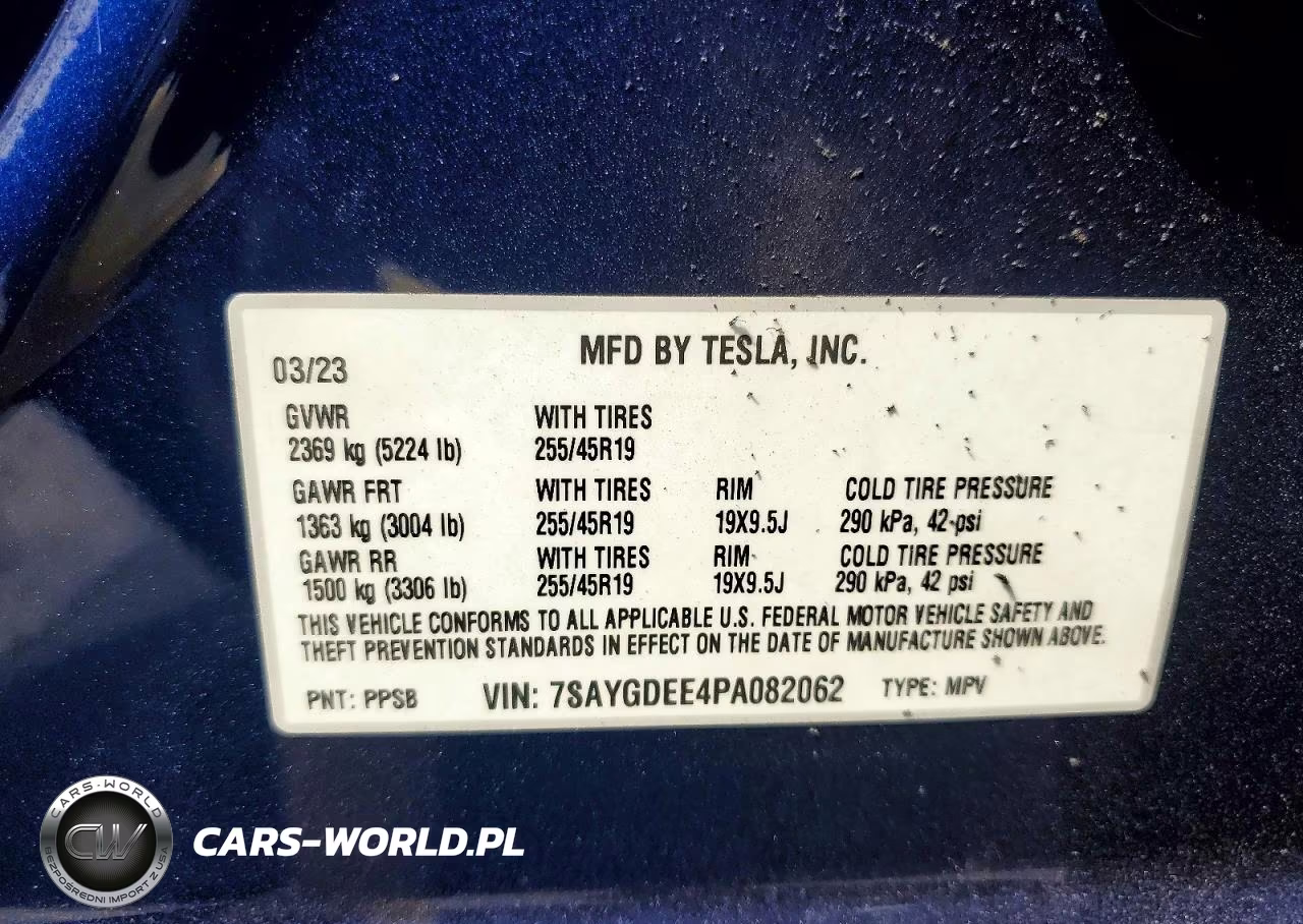 2023 Tesla Model Y VIN:7SAYGDEE4PA082062 - 12