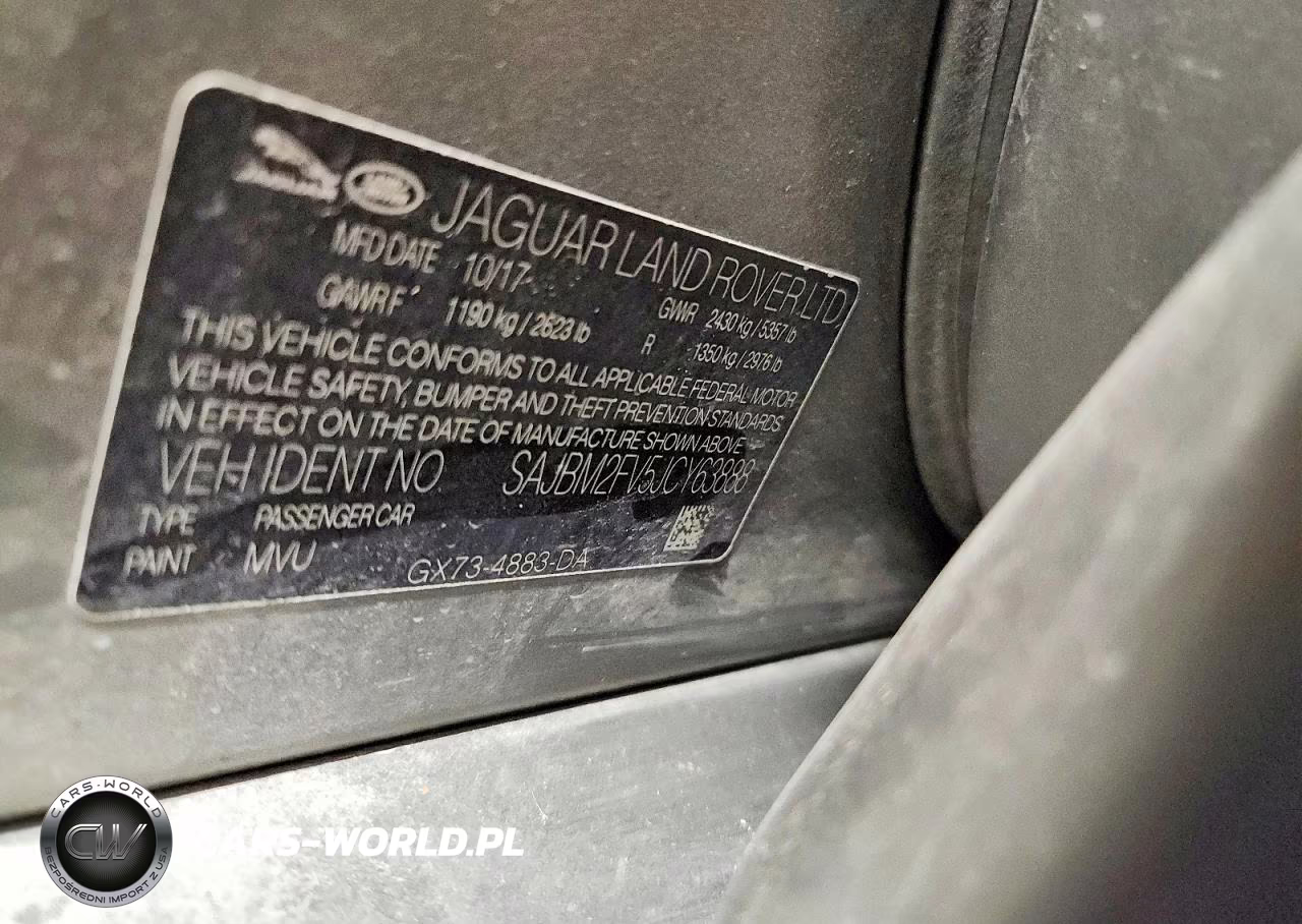 2018 Jaguar Xf S VIN:SAJBM2FV5JCY63888 - 12