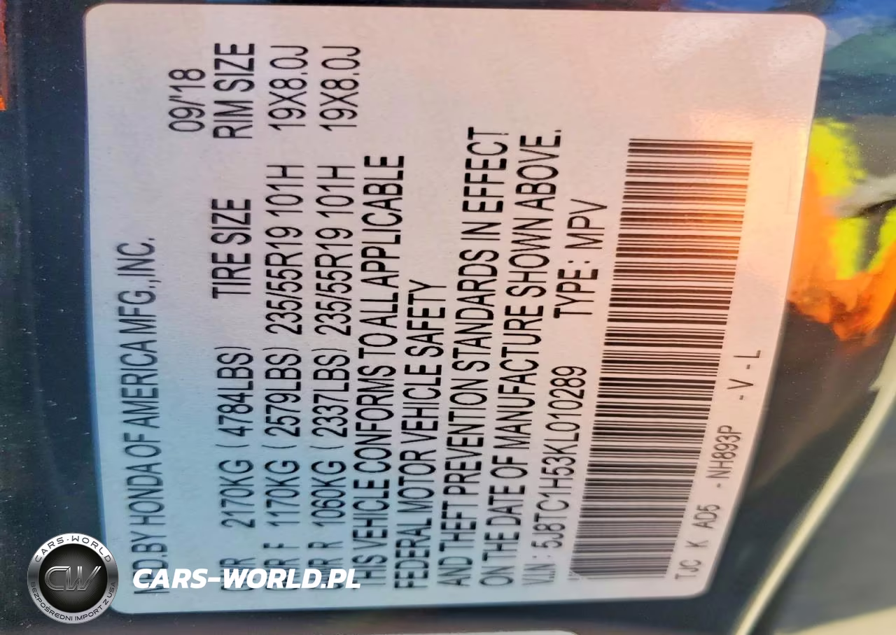 2019 Acura Rdx Technology VIN:5J8TC1H53KL010289 - 13