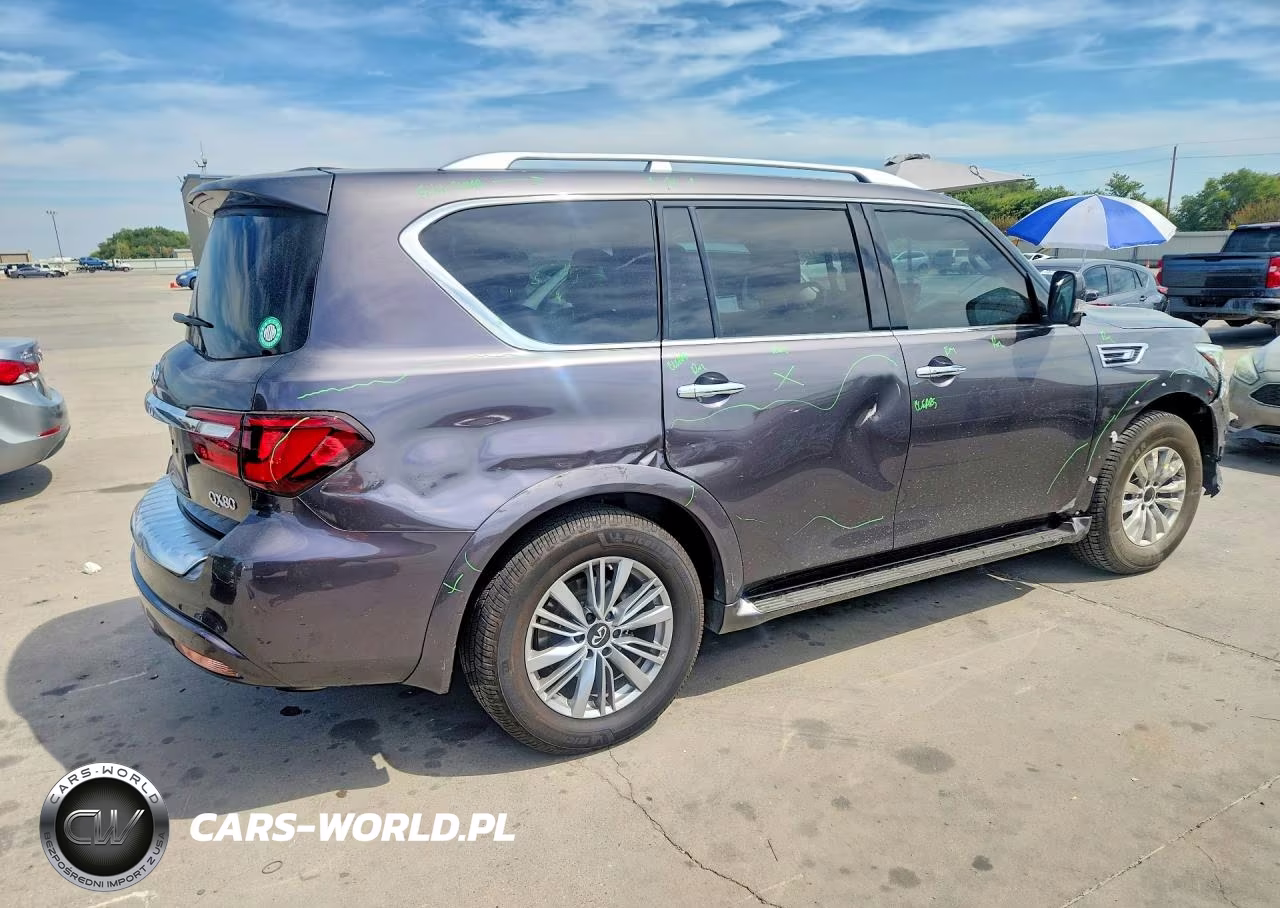 2022 Infiniti Qx80 Luxe VIN:JN8AZ2AF5N9742135 - 3