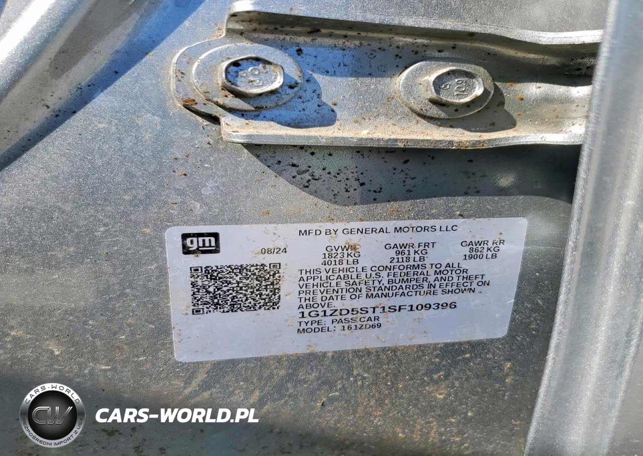 2025 Chevrolet Malibu Lt VIN:1G1ZD5ST1SF109396 - 12