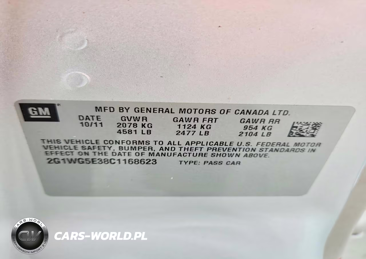2012 Chevrolet Impala Lt VIN:2G1WG5E38C1168623 - 12