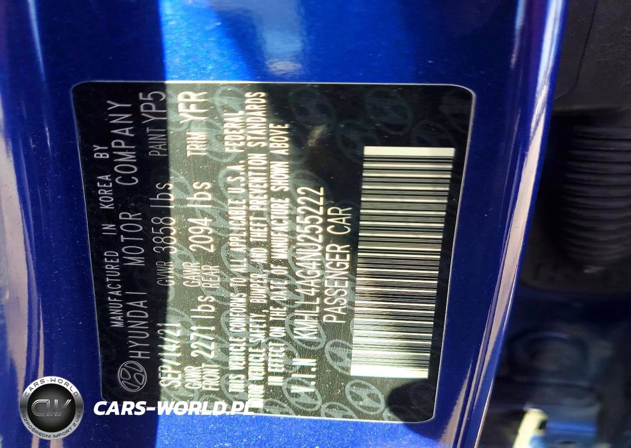 2022 Hyundai Elantra Se VIN:KMHLL4AG4NU255222 - 12