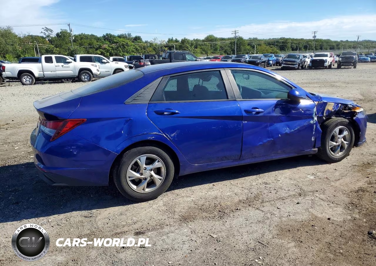 2022 Hyundai Elantra Se VIN:KMHLL4AG4NU255222 - 3