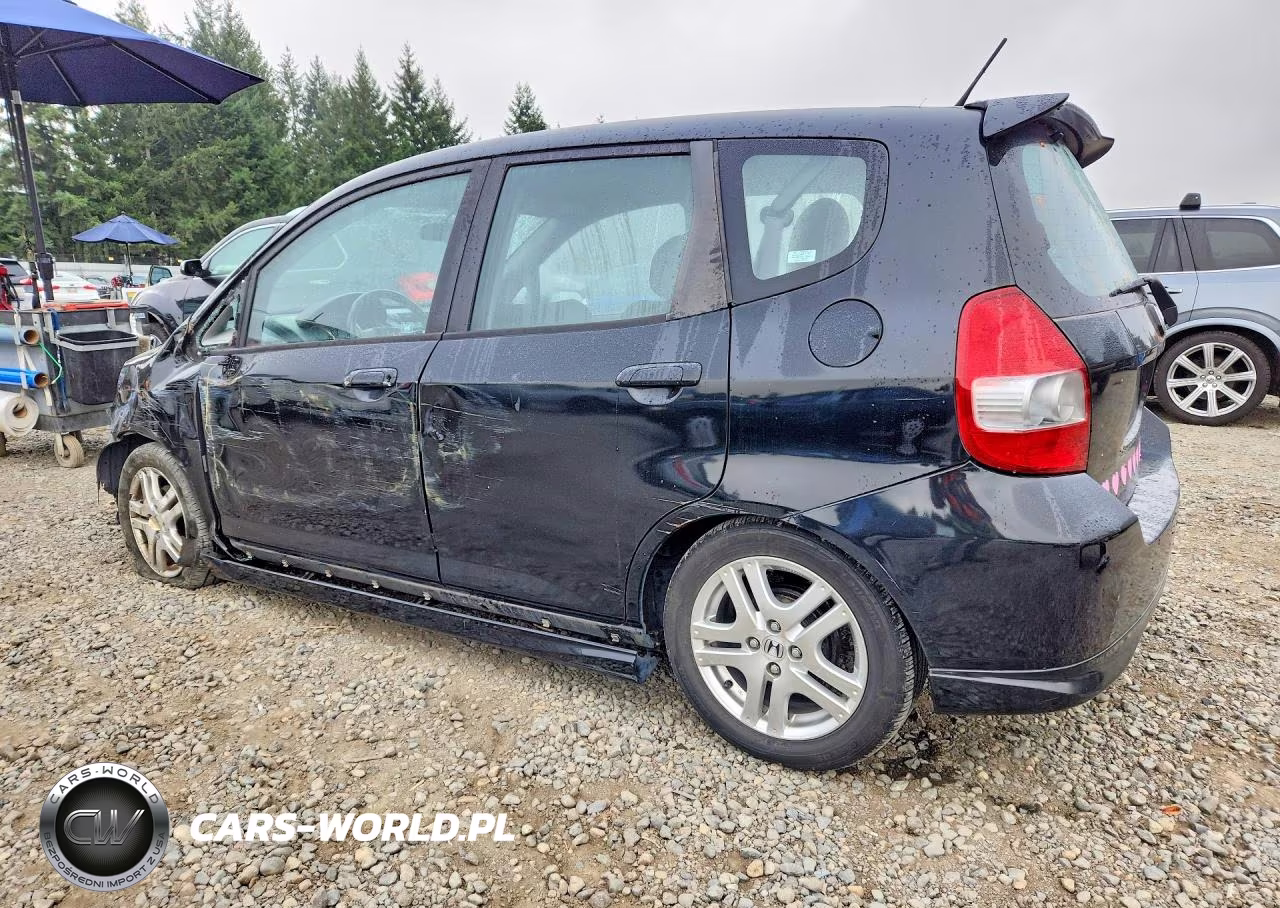 2007 Honda Fit S VIN:JHMGD38677S035595 - 2
