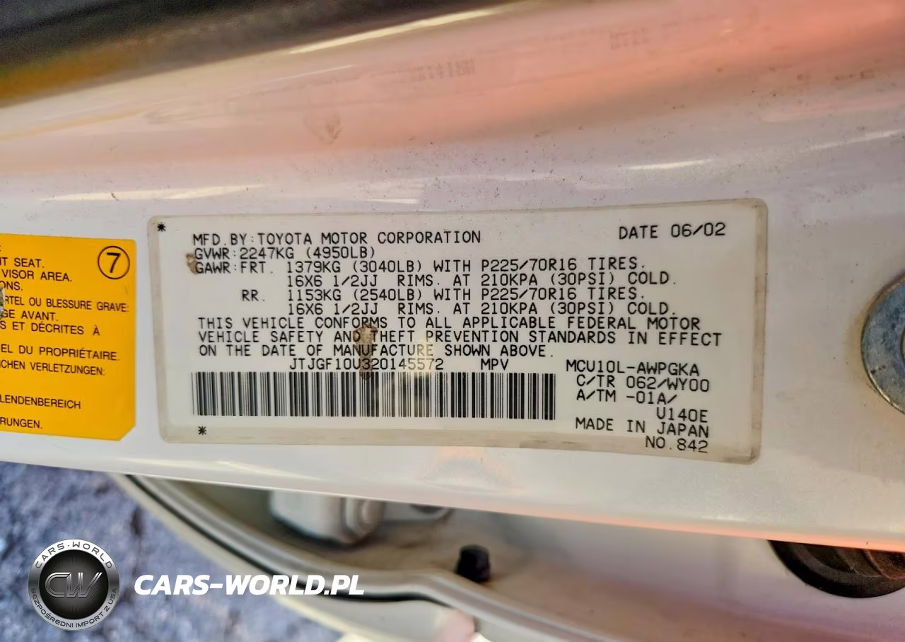 2002 Lexus Rx 300 VIN:JTJGF10U320145572 - 13