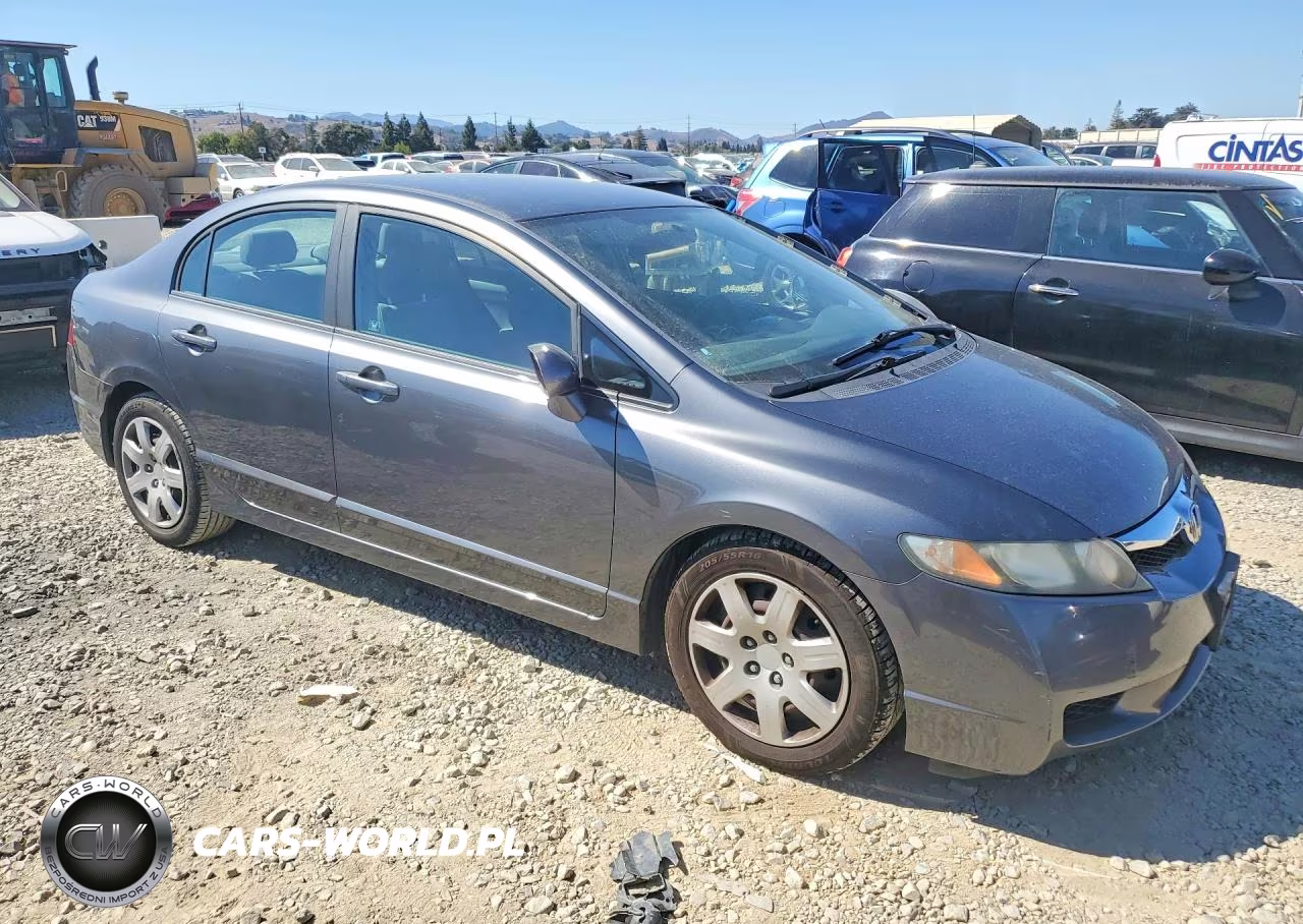 2010 Honda Civic Lx VIN:19XFA1F56AE046411 - 4