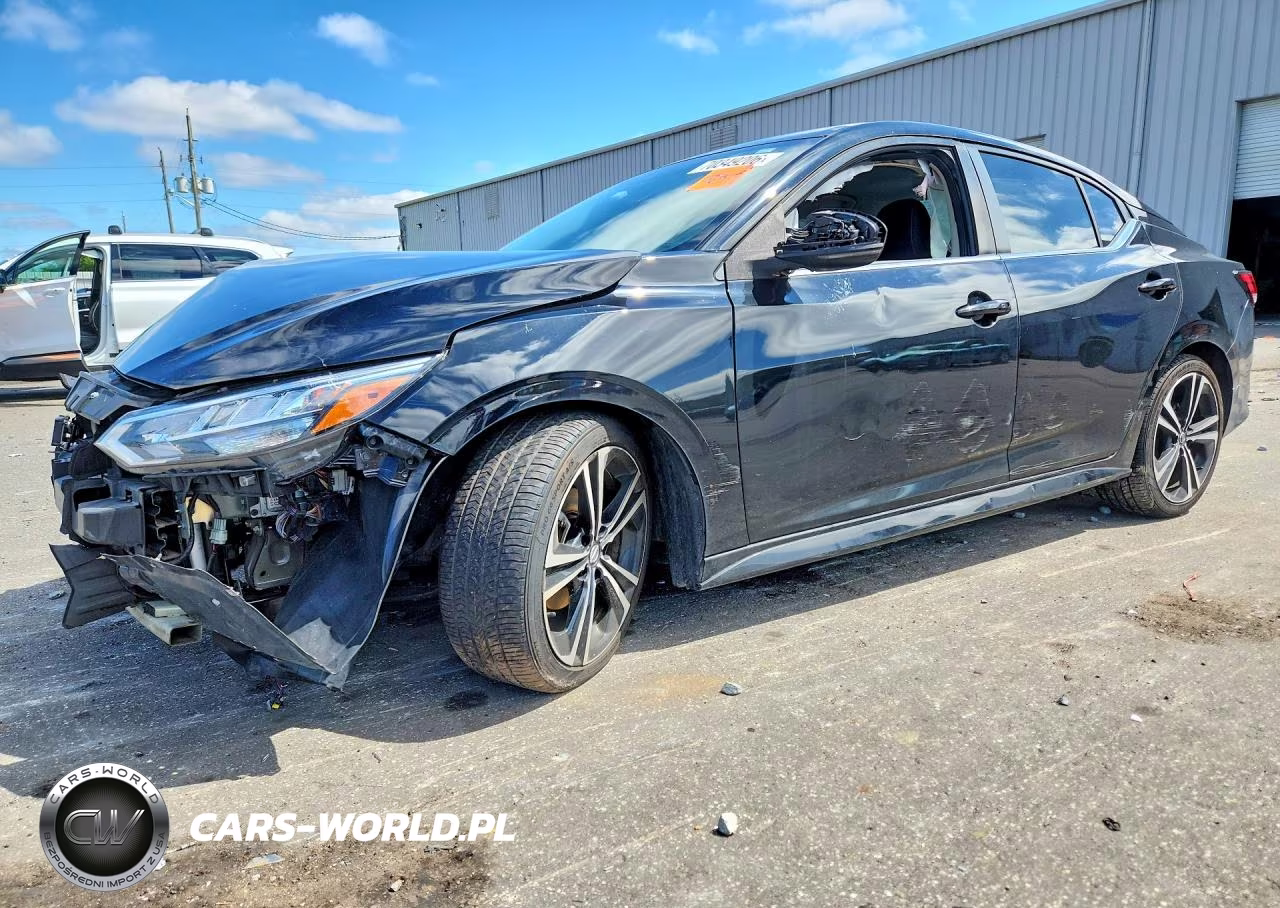 2021 Nissan Sentra Sr VIN:3N1AB8DV3MY217186 - 1