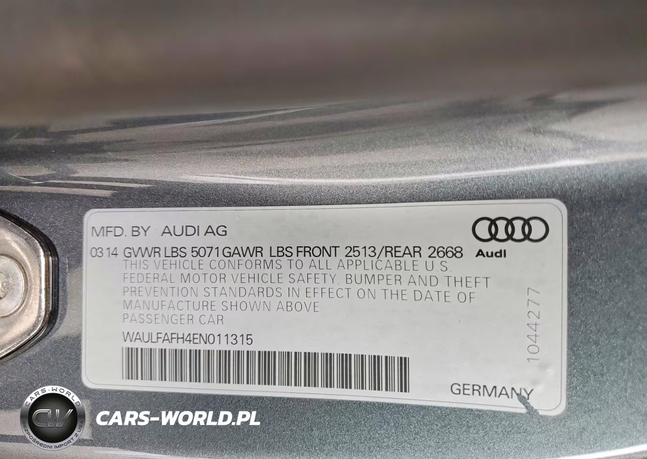 2014 Audi A5 Premium Plus VIN:WAULFAFH4EN011315 - 12