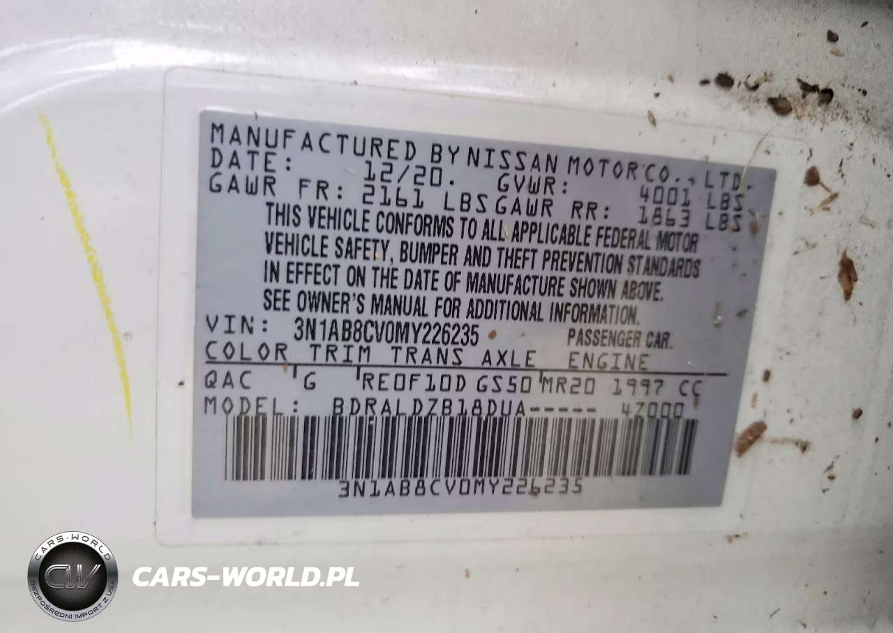 2021 Nissan Sentra Sv VIN:3N1AB8CV0MY226235 - 12