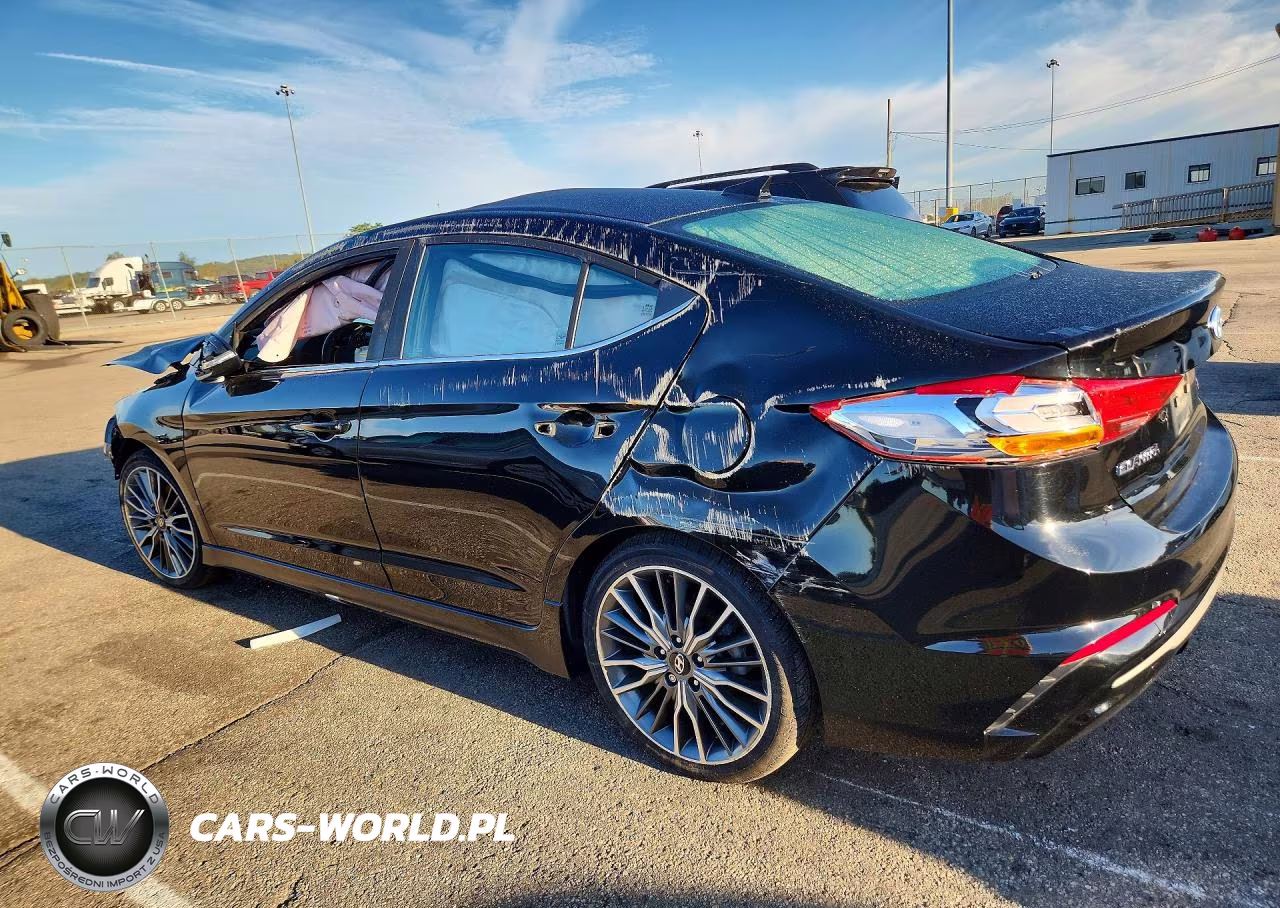 2018 Hyundai Elantra Sport VIN:KMHD04LB8JU481028 - 2