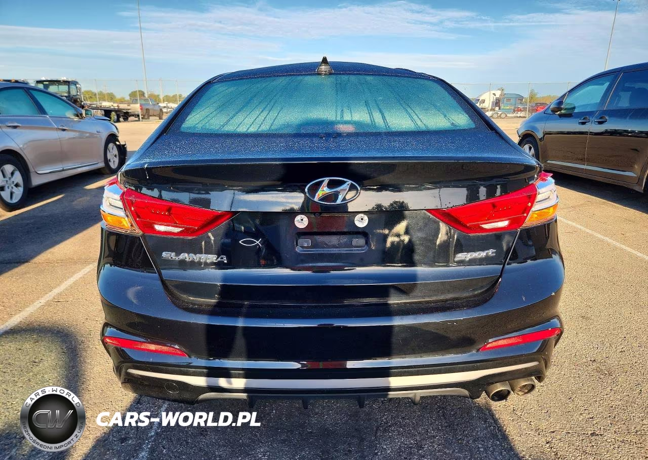 2018 Hyundai Elantra Sport VIN:KMHD04LB8JU481028 - 6
