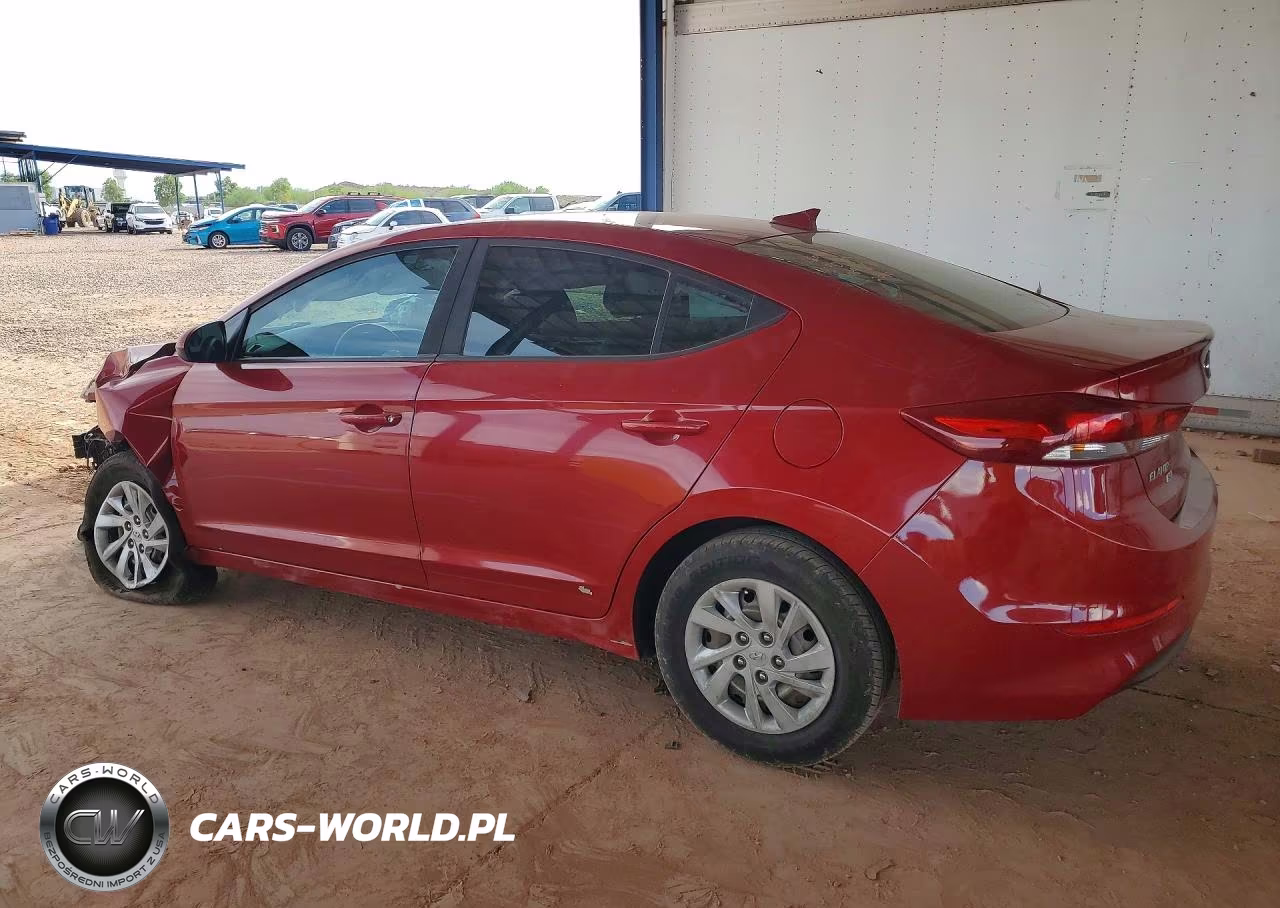 2017 Hyundai Elantra Se VIN:KMHD74LF2HU392080 - 2