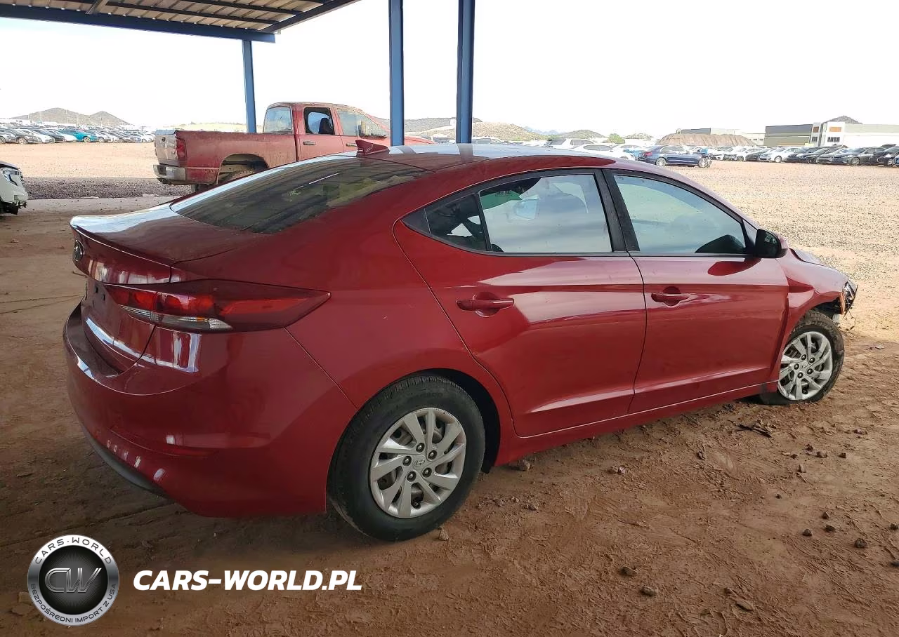 2017 Hyundai Elantra Se VIN:KMHD74LF2HU392080 - 3