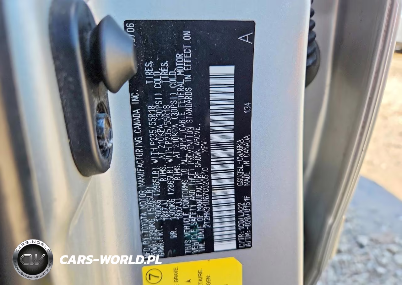 2007 Lexus Rx 350 VIN:2T2HK31U67C020510 - 12