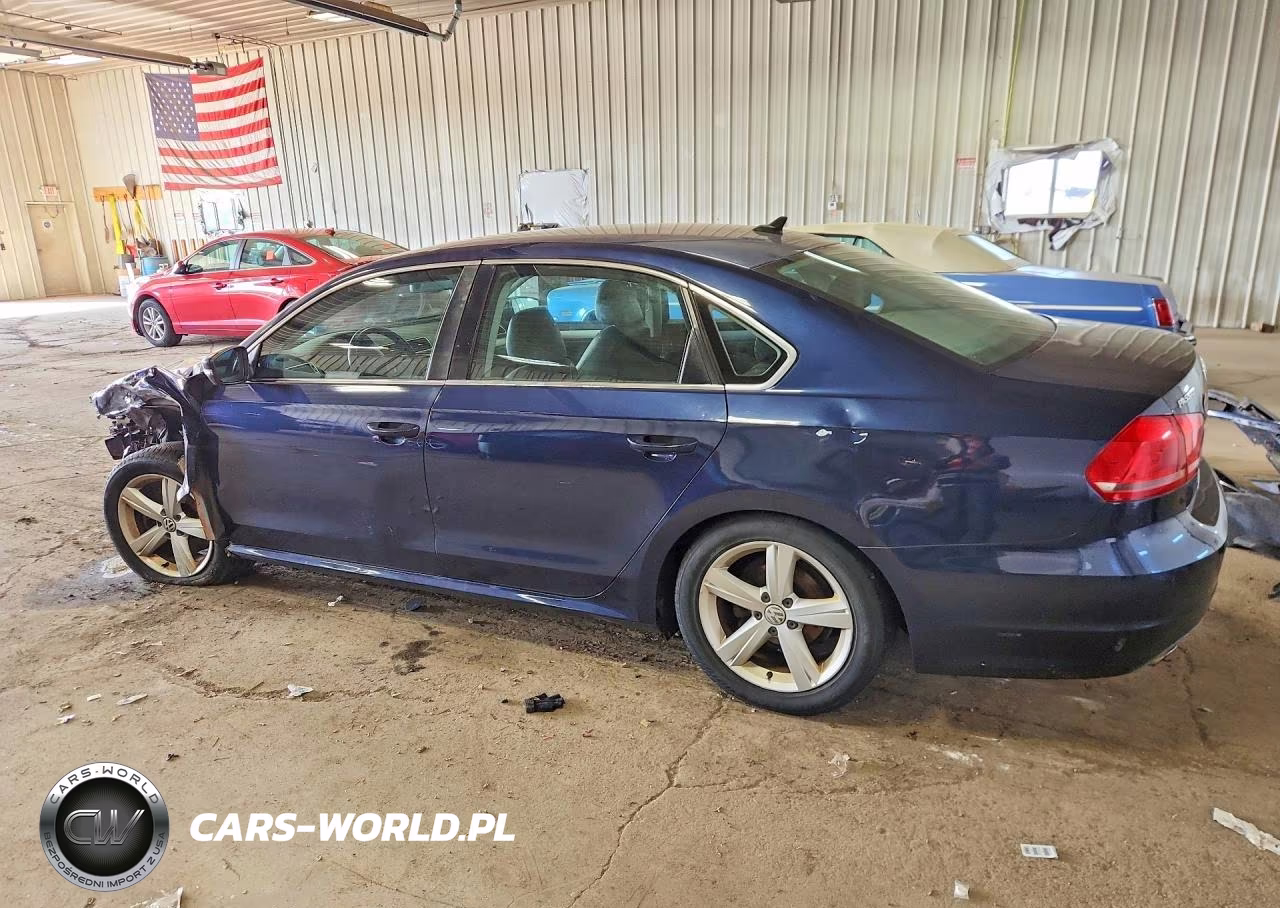 2013 Volkswagen Passat Se VIN:1VWBP7A31DC049070 - 2