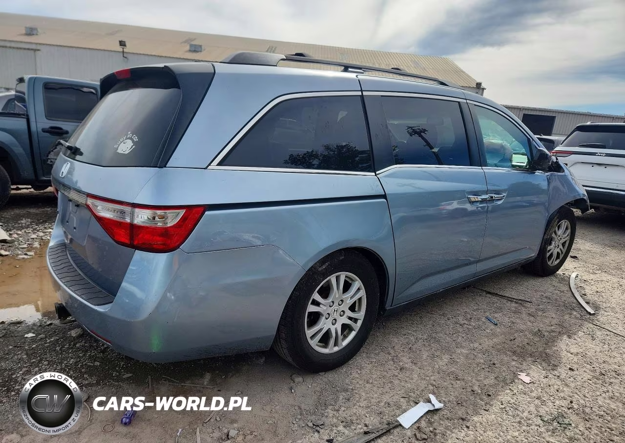 2011 Honda Odyssey Exl VIN:5FNRL5H64BB056287 - 3