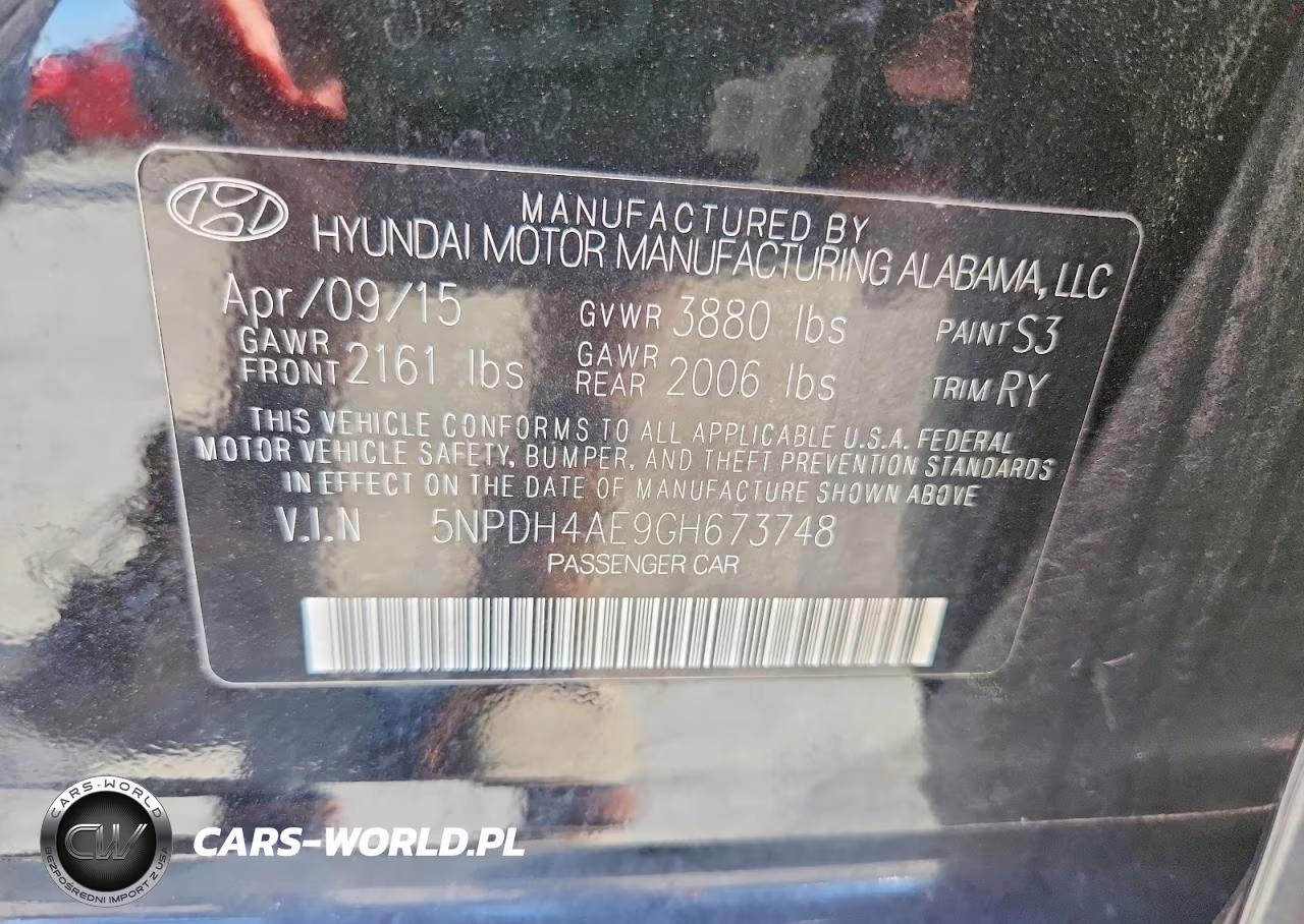 2016 Hyundai Elantra Value Edition VIN:5NPDH4AE9GH673748 - 13