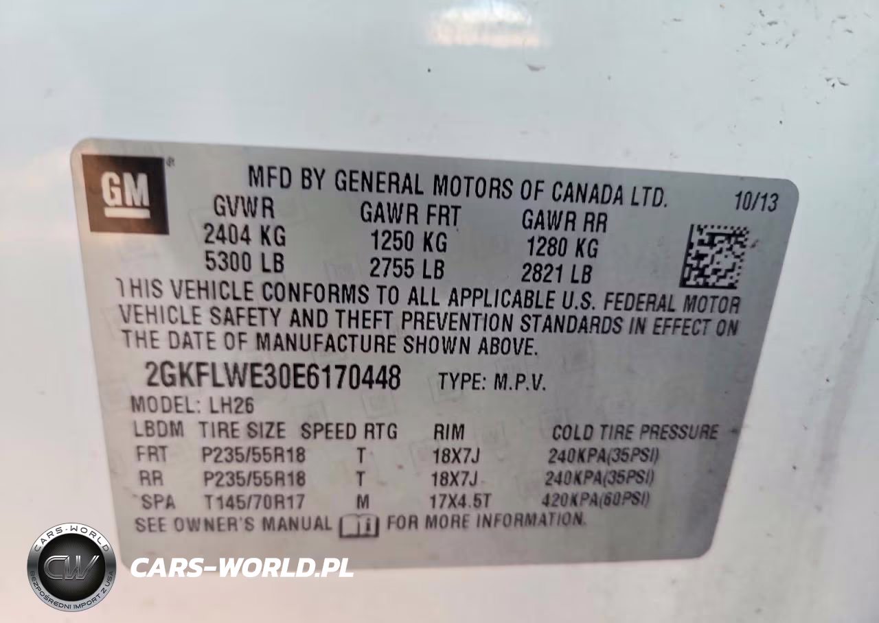 2014 GMC Terrain Sle VIN:2GKFLWE30E6170448 - 12