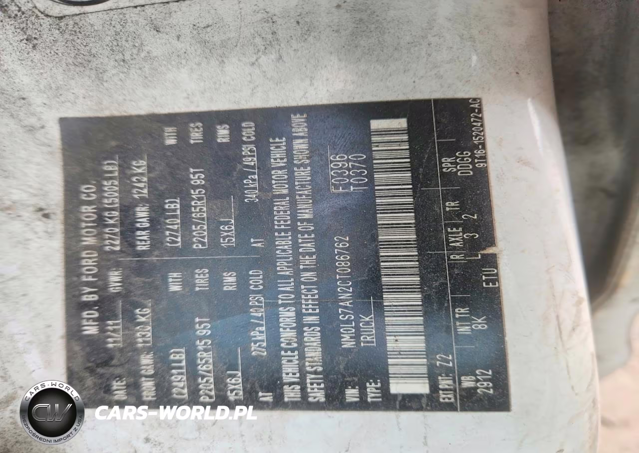 2012 Ford Transit Connect Xl VIN:NM0LS7AN2CT086762 - 12