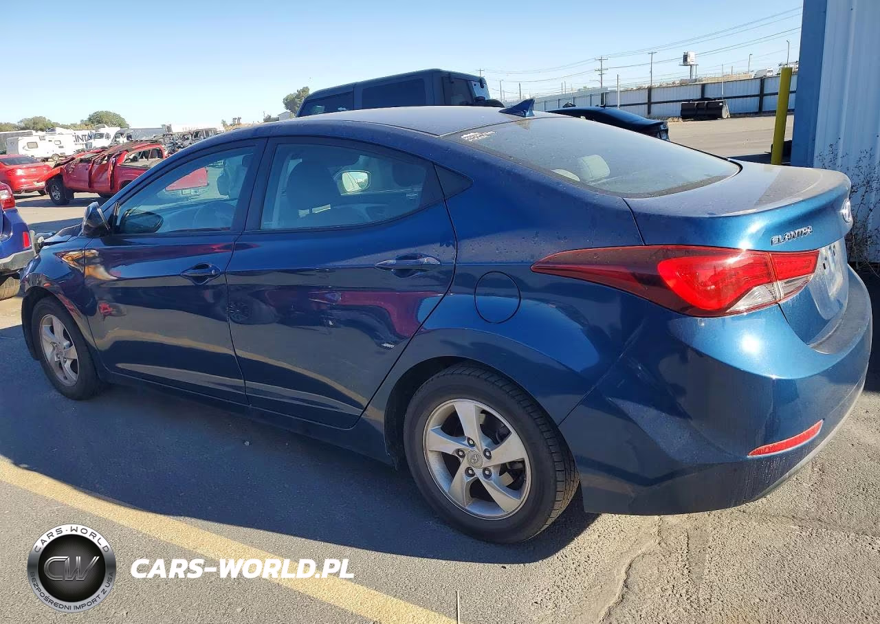 2014 Hyundai Elantra Se VIN:KMHDH4AE8EU160828 - 2