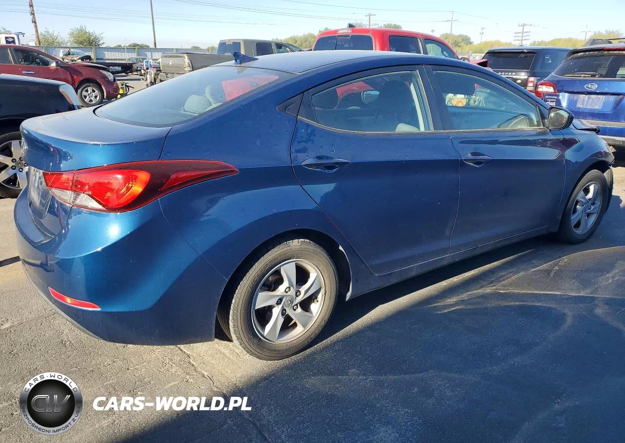 2014 Hyundai Elantra Se VIN:KMHDH4AE8EU160828 - 3