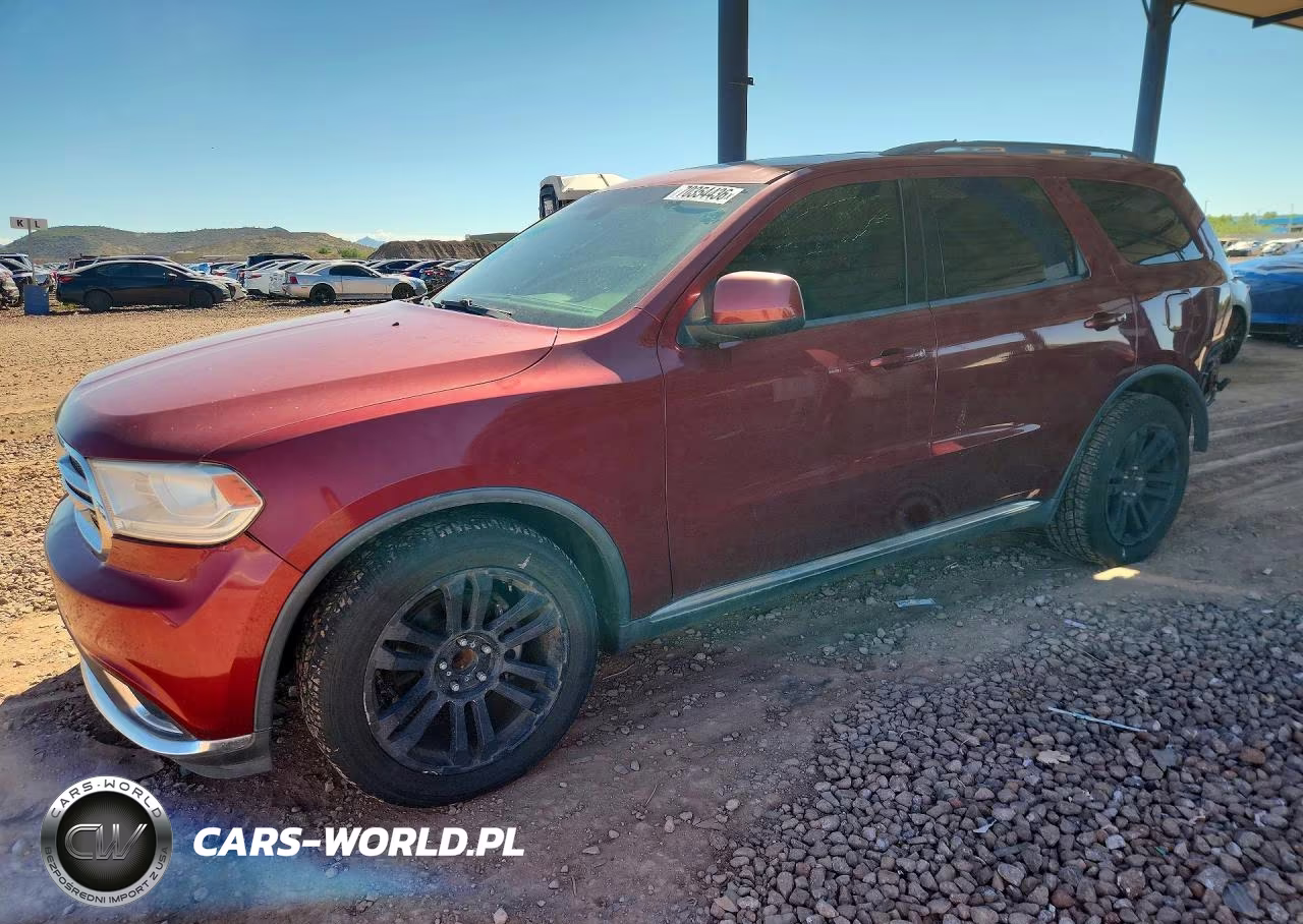 2015 Dodge Durango Sxt VIN:1C4RDHAG5FC176345 - 1