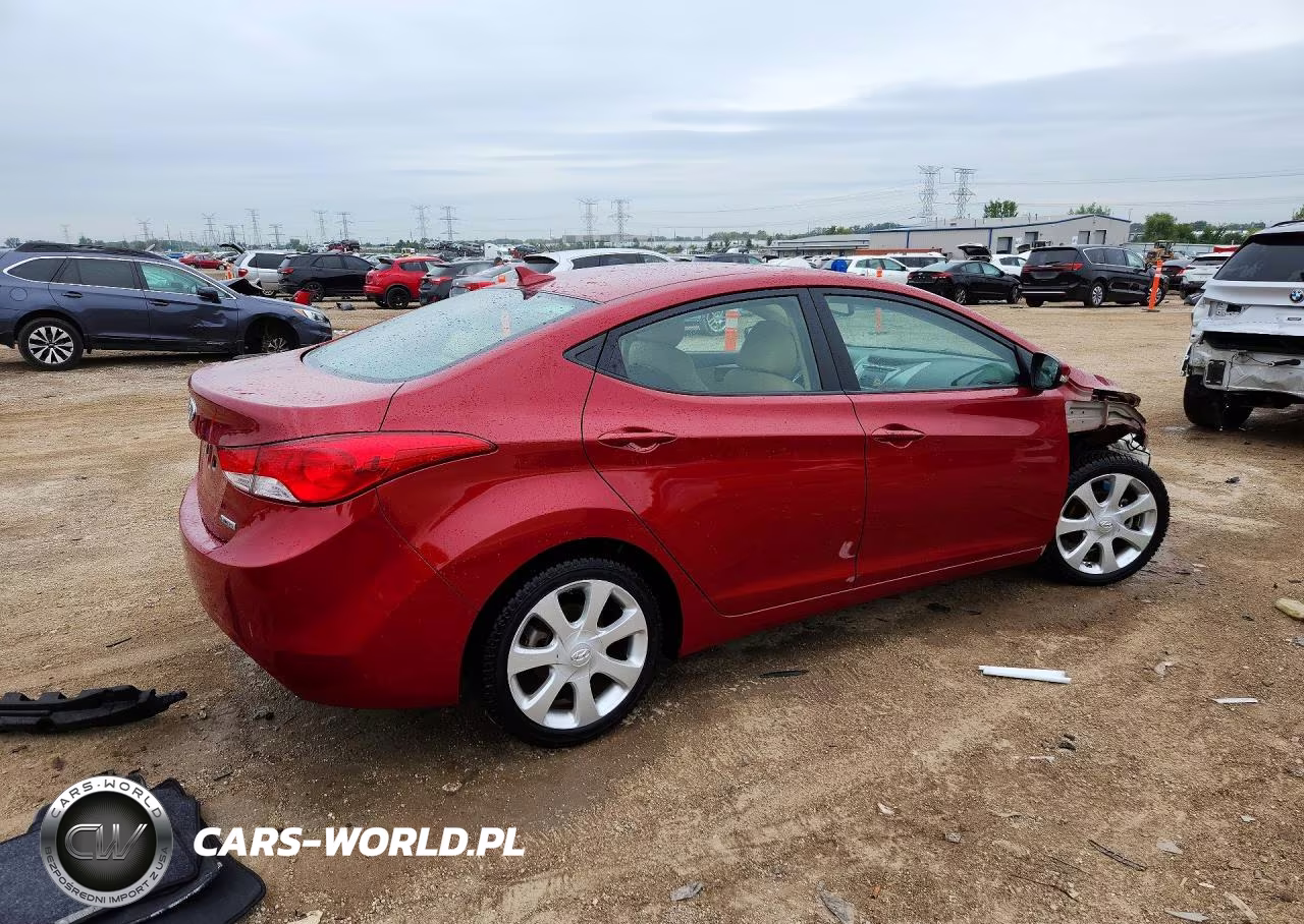 2013 Hyundai Elantra Limited VIN:KMHDH4AE8DU670787 - 3