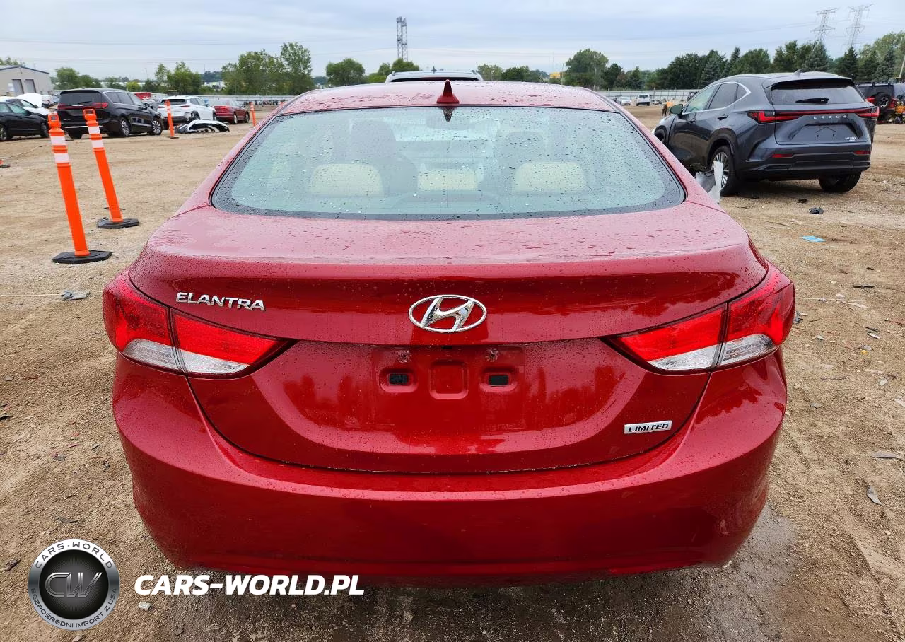 2013 Hyundai Elantra Limited VIN:KMHDH4AE8DU670787 - 6